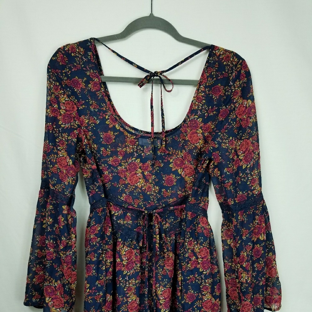 Band of Gypsies Sheer Floral Dresd
